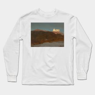 Mountainous Landscape III by Frederic Edwin Church Long Sleeve T-Shirt